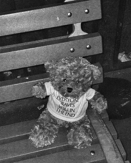 EVERYONE LEAVES YOU BEHIND IN THE END TEDDY BEAR